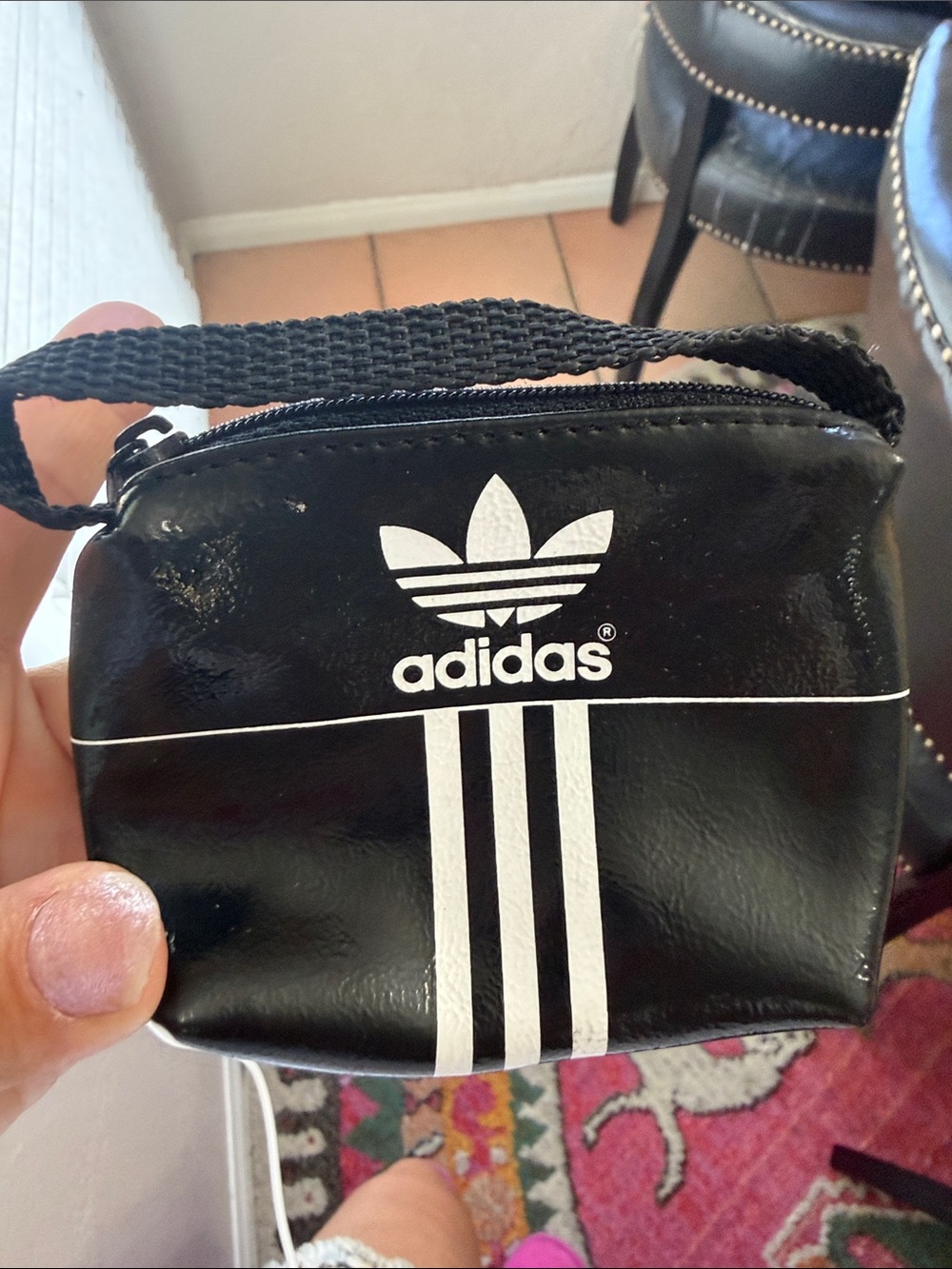 Black and White purse Pouch keychain